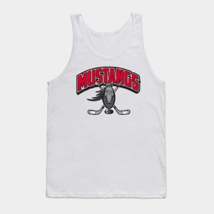 Mustangs Hockey Logo Tank Top